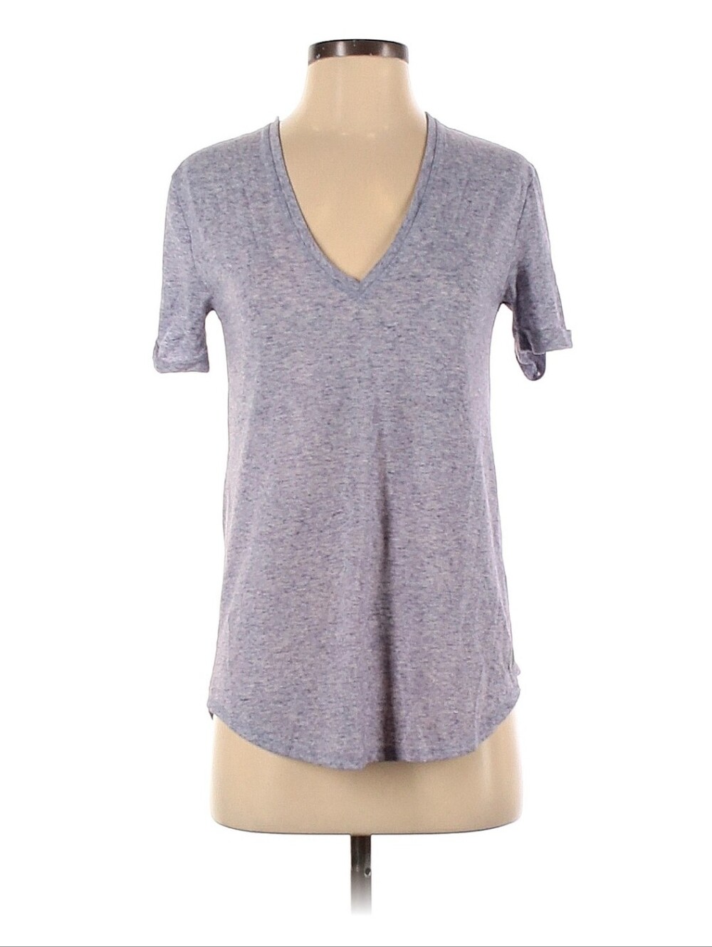 EUC Victorias Secret Light Heather Lavender V-Neck Women's Top Open Back XS